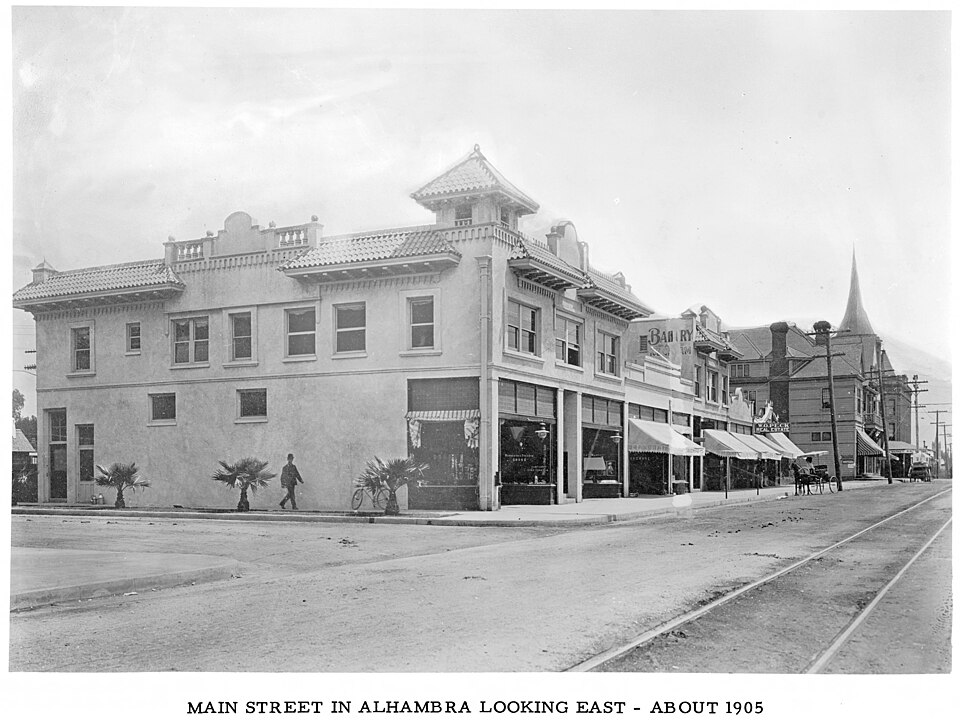 Main Street in Alhambra, around 1905 — Alhambra, CA